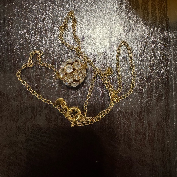 J. Crew Gold Disco Ball Necklace - Picture 5 of 5